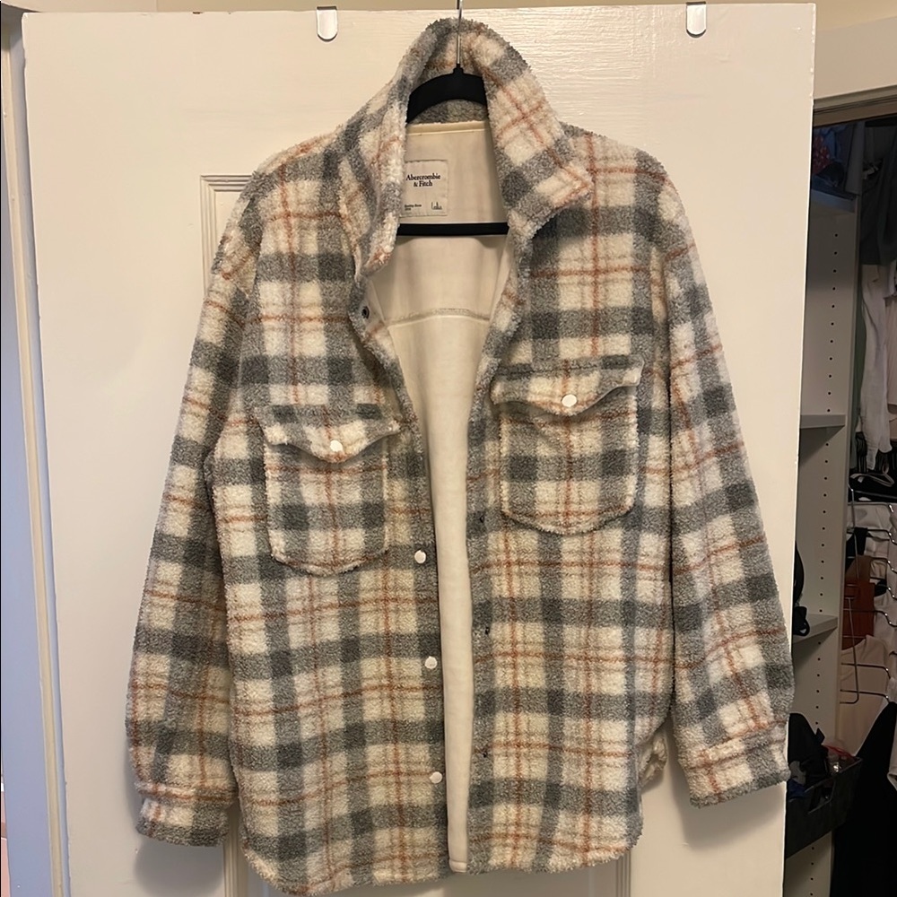 Abercrombie & Fitch Plaid Shacket